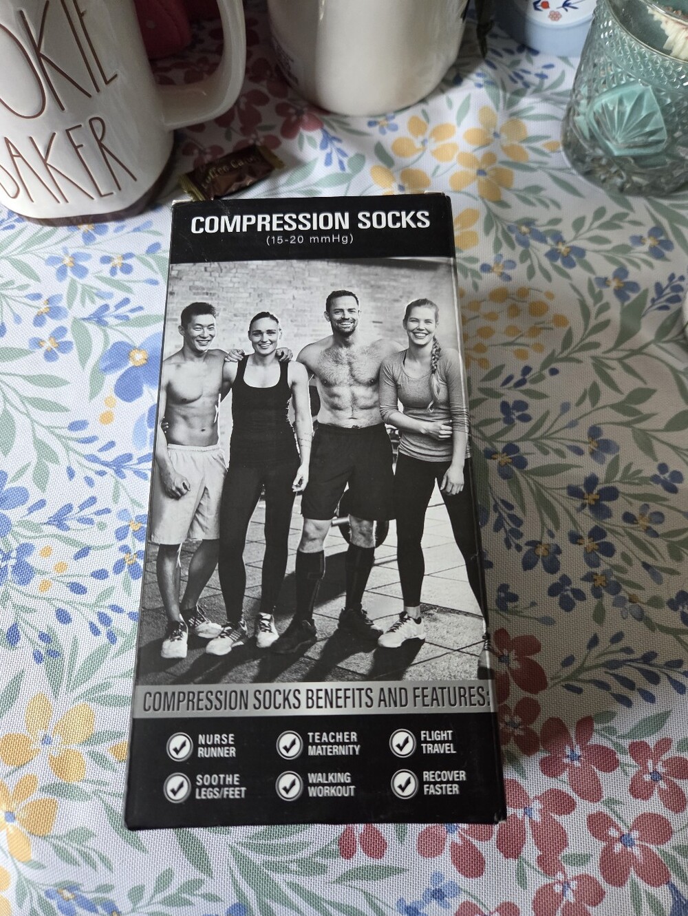 Compression Socks, 2 Pairs